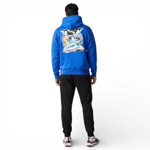 Nike Club Fleece 2 Piece Sweatsuit Mens Size M Glow In the Dark Center Swoosh